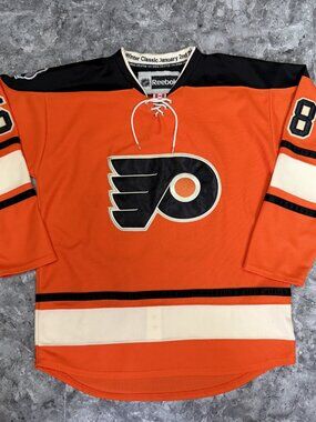 Reebok Flyers Jaromir Jagr #68 2012 Winter Classic Jersey 52 Made Canada